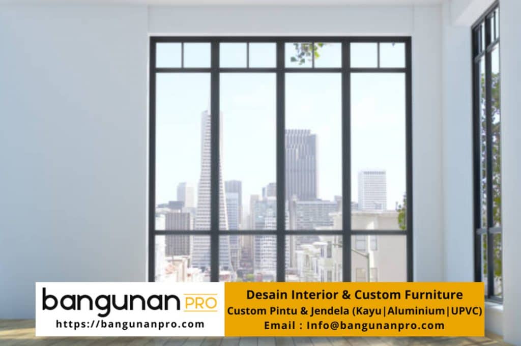 Instalasi Jendela Aluminium Untuk Rumah, Apartemen, Hotel